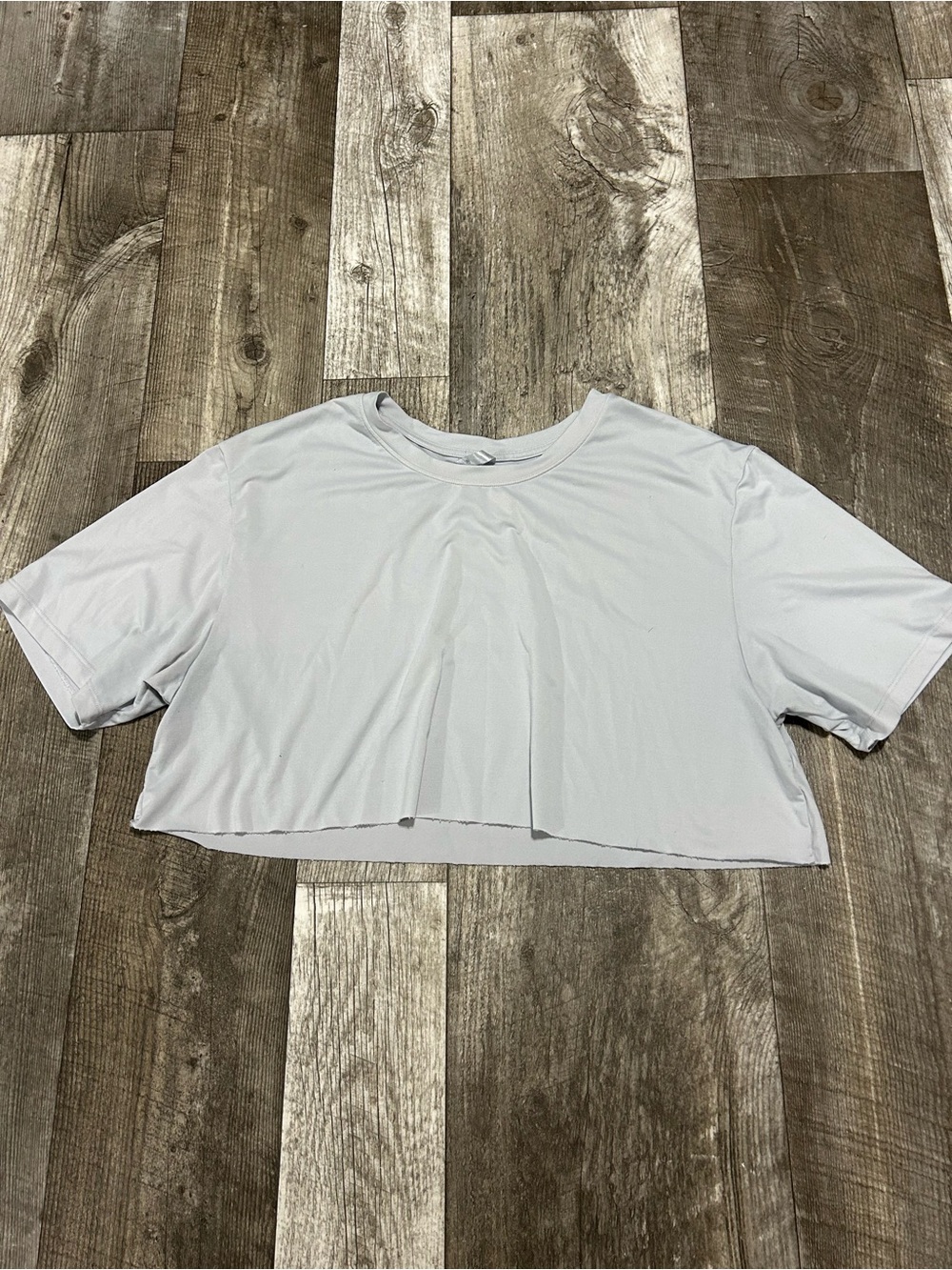 Fabletics White Cropped Tee